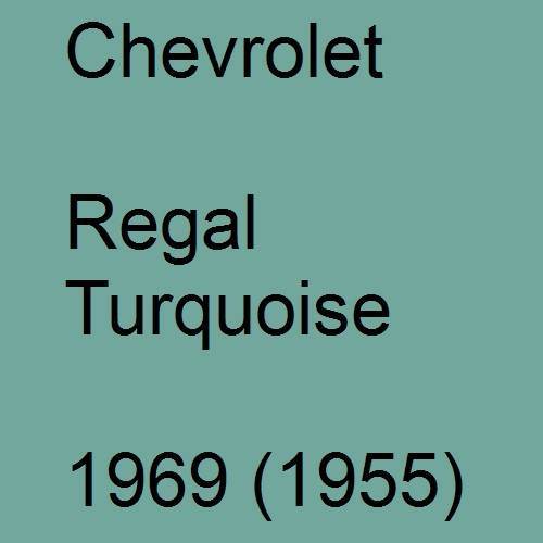 Chevrolet, Regal Turquoise, 1969 (1955).